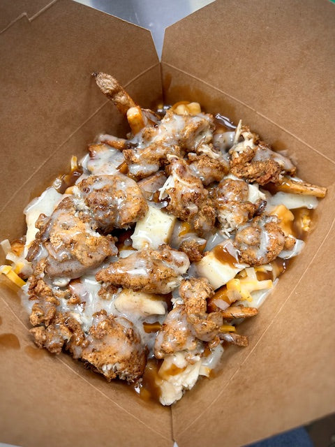 Chicken Finger & Honey Dill Poutine